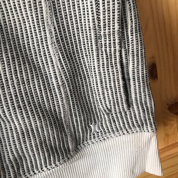 Vintage Hurley distressed elbow patch double button front hoodie size large - Picture 6 of 10